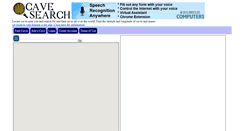 Desktop Screenshot of cavesearch.com